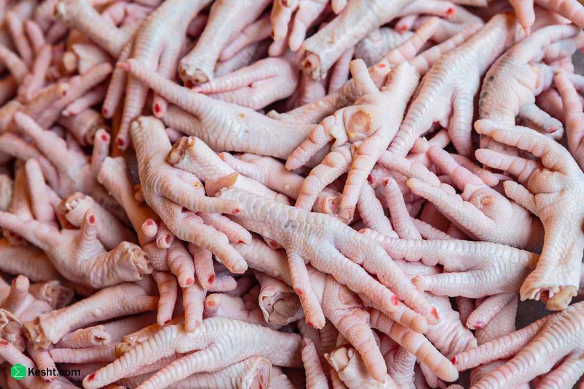 standard chicken feet